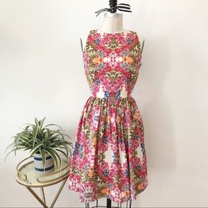 🌸 Floral Flared Dress (With Pockets!)